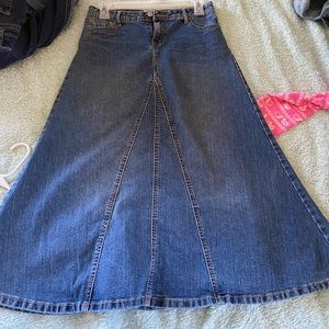Girls jean skirt